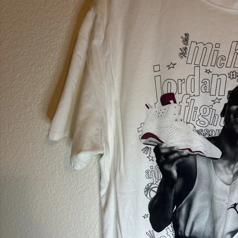 Rare JORDAN CHAMPIONSHIP VI 6‎ shoes goat T-SHIRT touch of gold Flight XL